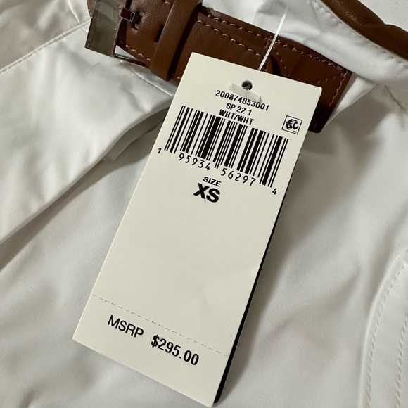 Ralph Lauren Taffeta Field Jacket Silk White size XS - Picture 6 of 10